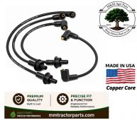 DHPN12259A Custom USA Made Spark plug wire set - Ford 3 Cylinder Tractor - Premium Copper Core